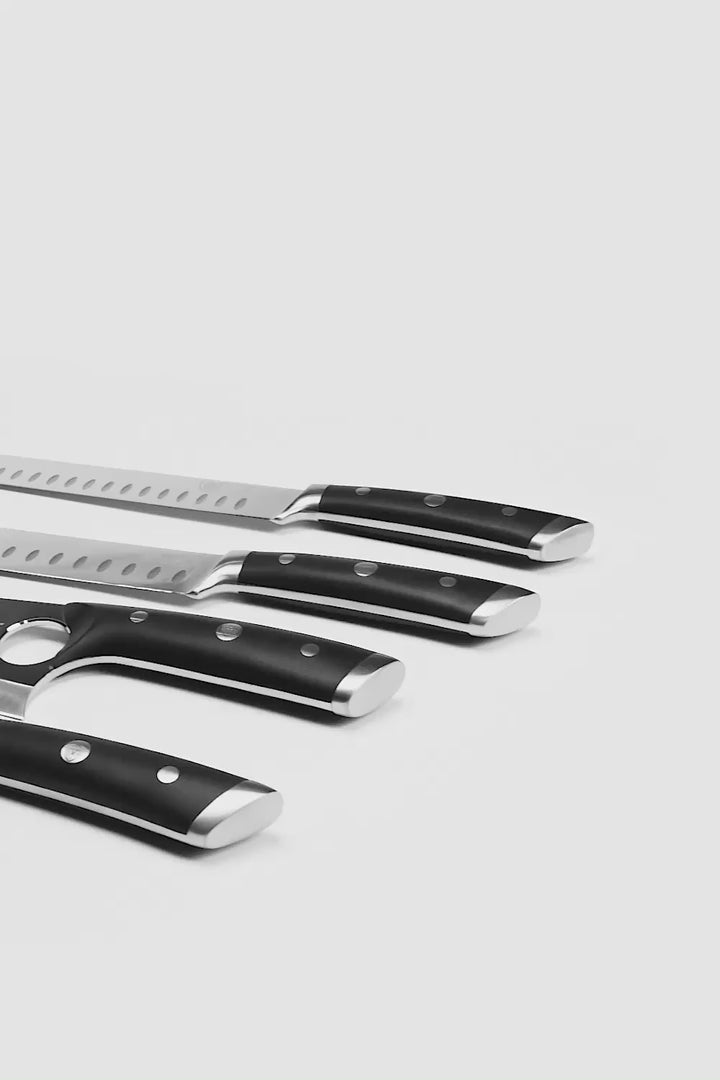 4 Piece Knife Set | Slicing, Boning, Butcher & Venator Knife | Gladiator Series Elite | NSF Certified | Dalstrong ©