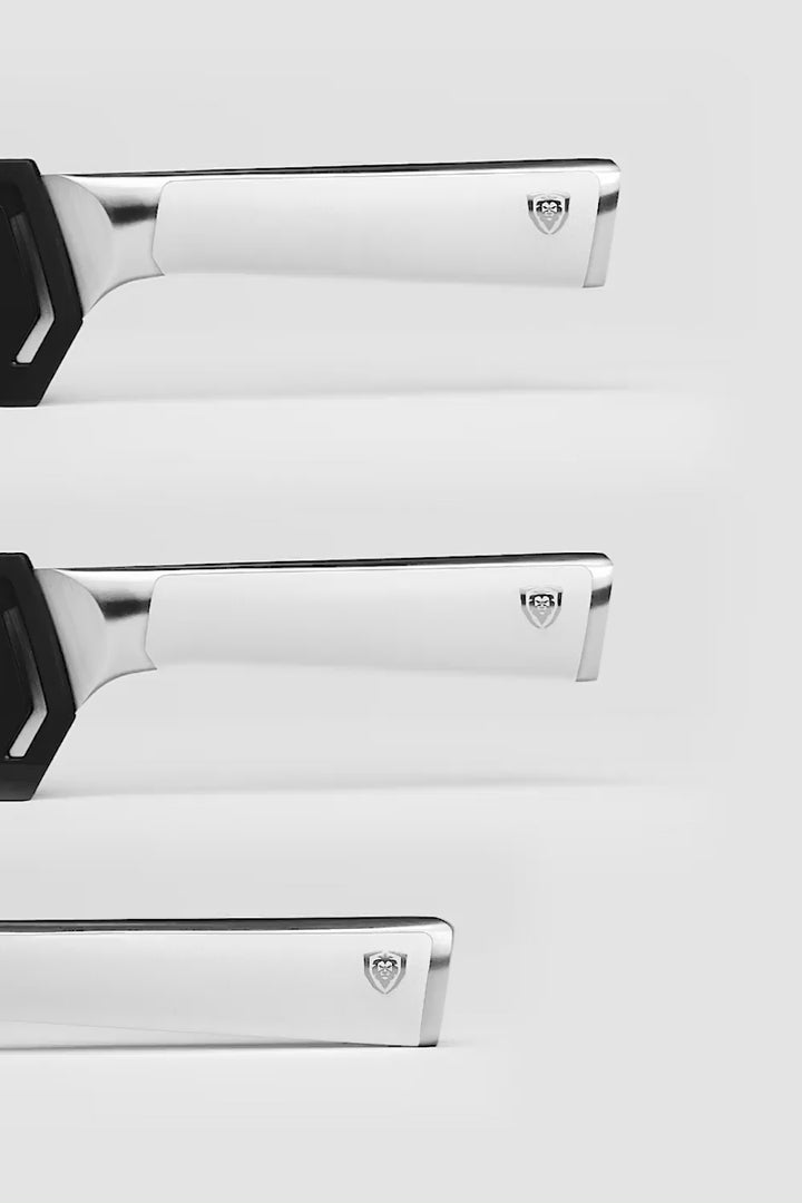 3-Piece Knife Set | White Handle | Vanquish Series | NSF Certified | Dalstrong ©
