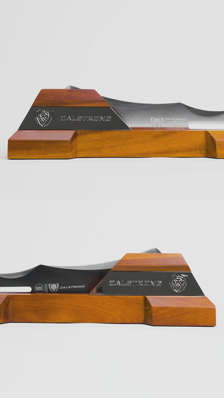 Annihilator Meat Cleaver with Stand 14" | Gladiator Series | Cleaver NSF Certified | Dalstrong ©