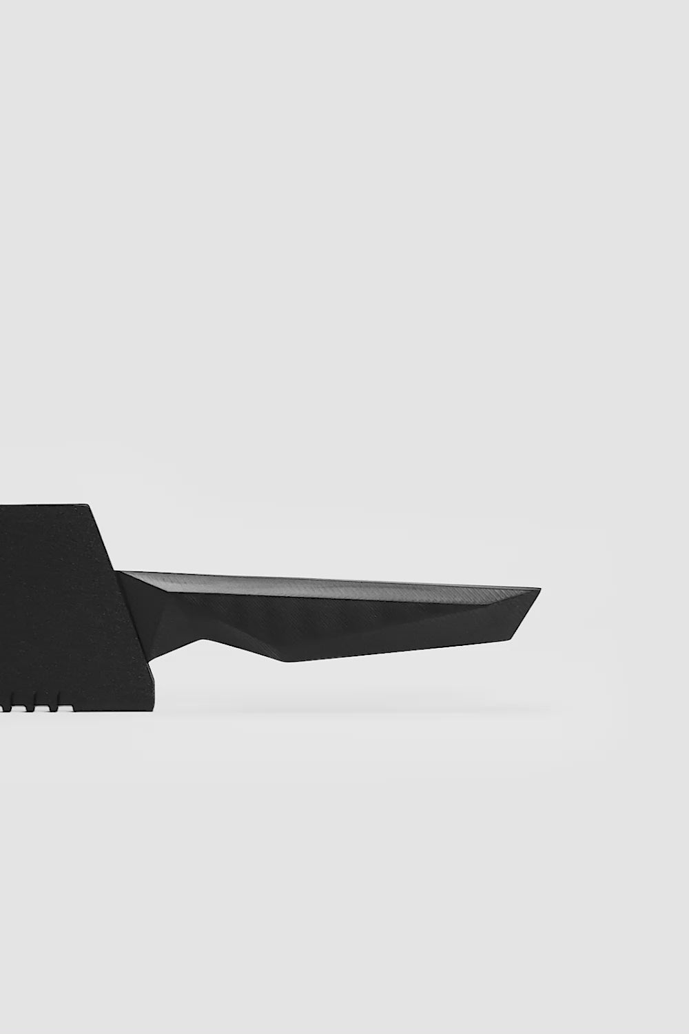 Chef's Knife-Cleaver Hybrid 8" | Crixus | Shadow Black Series | NSF Certified | Dalstrong © 3