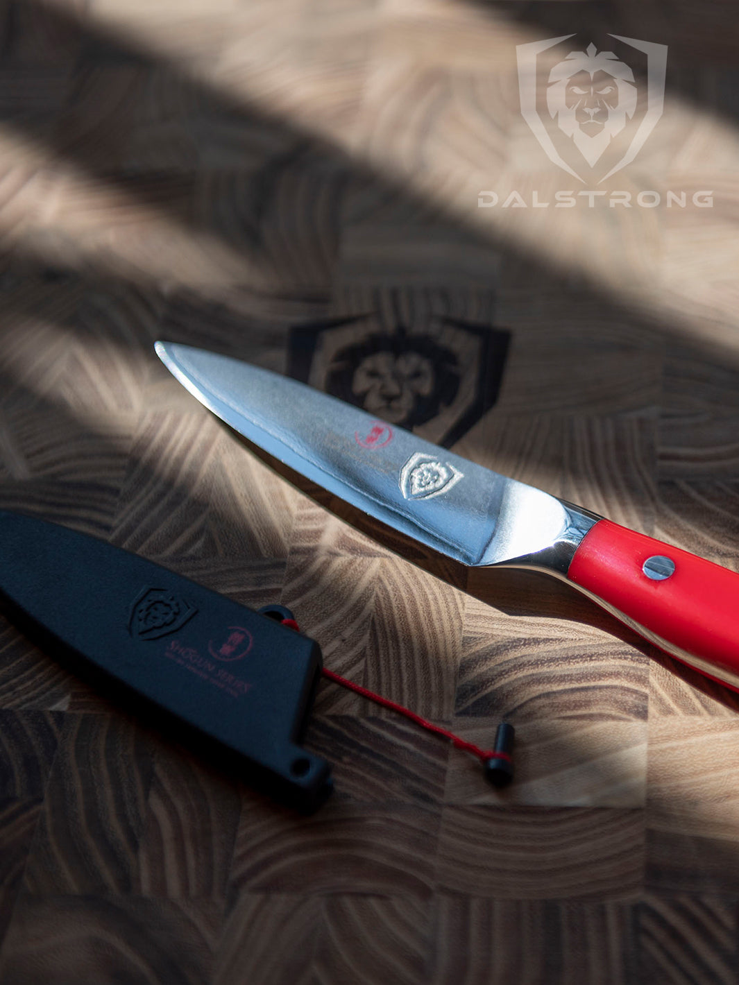 Paring Knife 3.5" | Crimson Red ABS Handle | Shogun Series | Dalstrong © 9