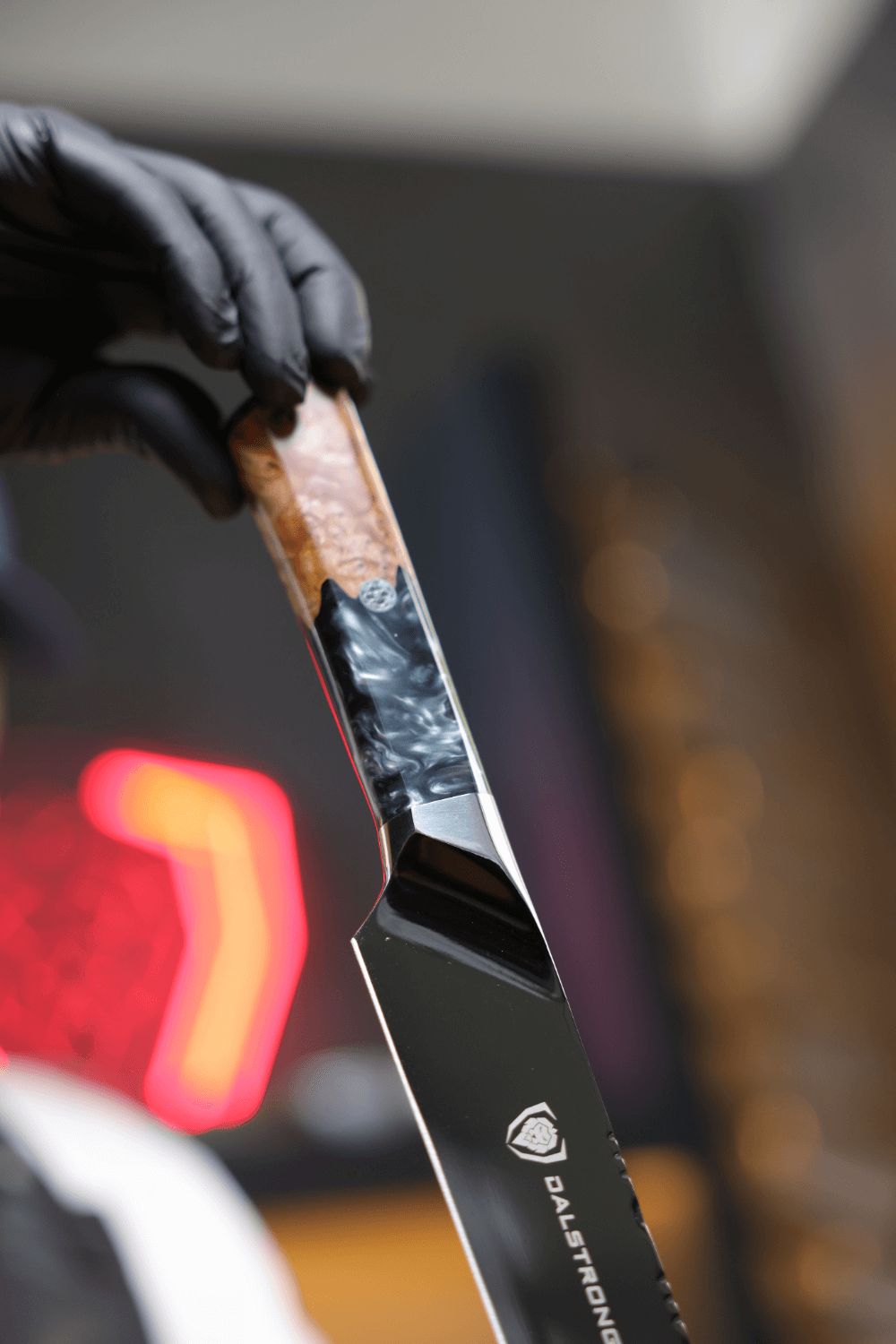 3 Piece Set | Slicing Knife, Fillet Knife & Meat Fork | Valhalla Series | Ravenstone Edition | Dalstrong ©