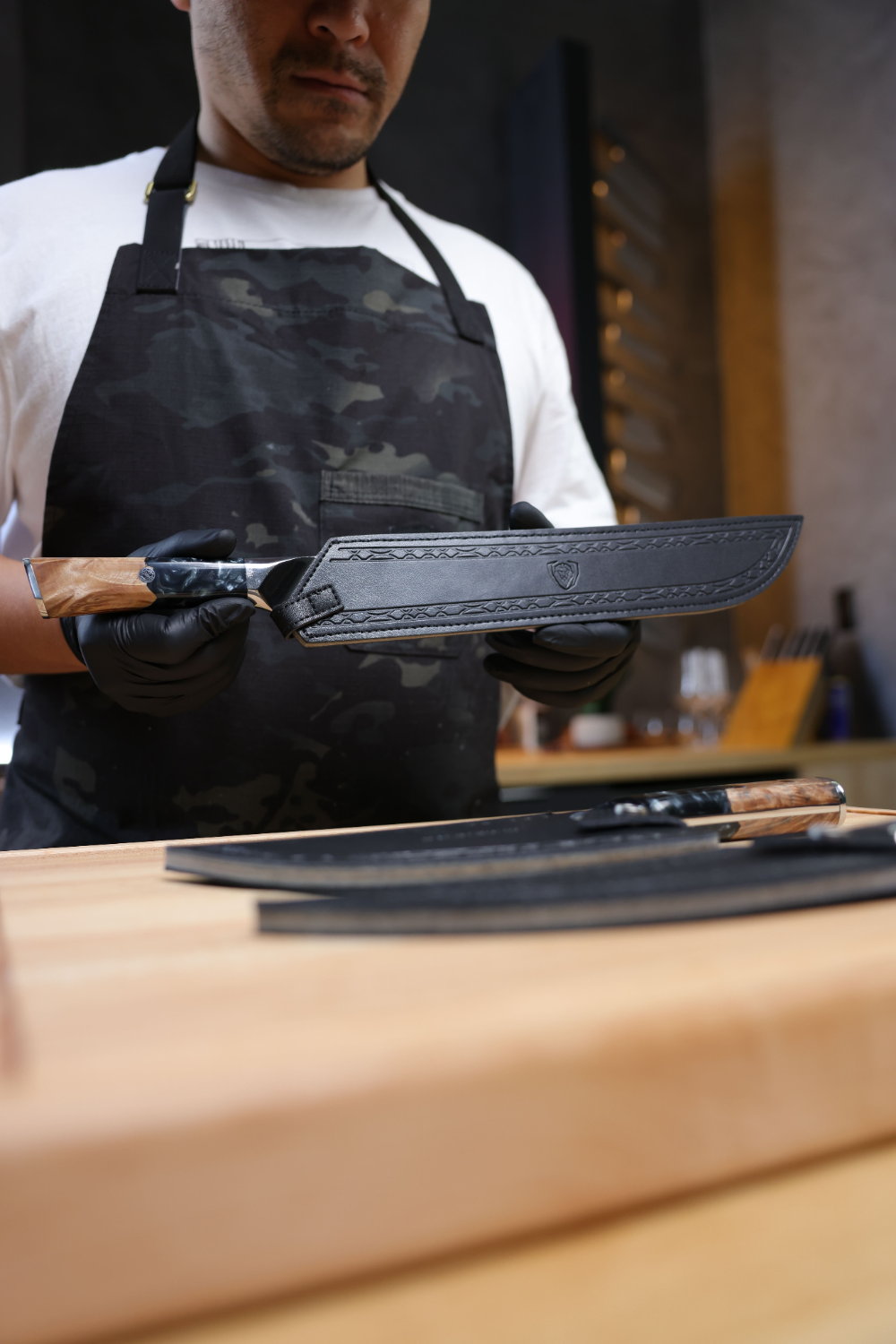 3 Piece Set | Slicing, Fillet & Venator Knife | Valhalla Series | Ravenstone Edition | Dalstrong ©