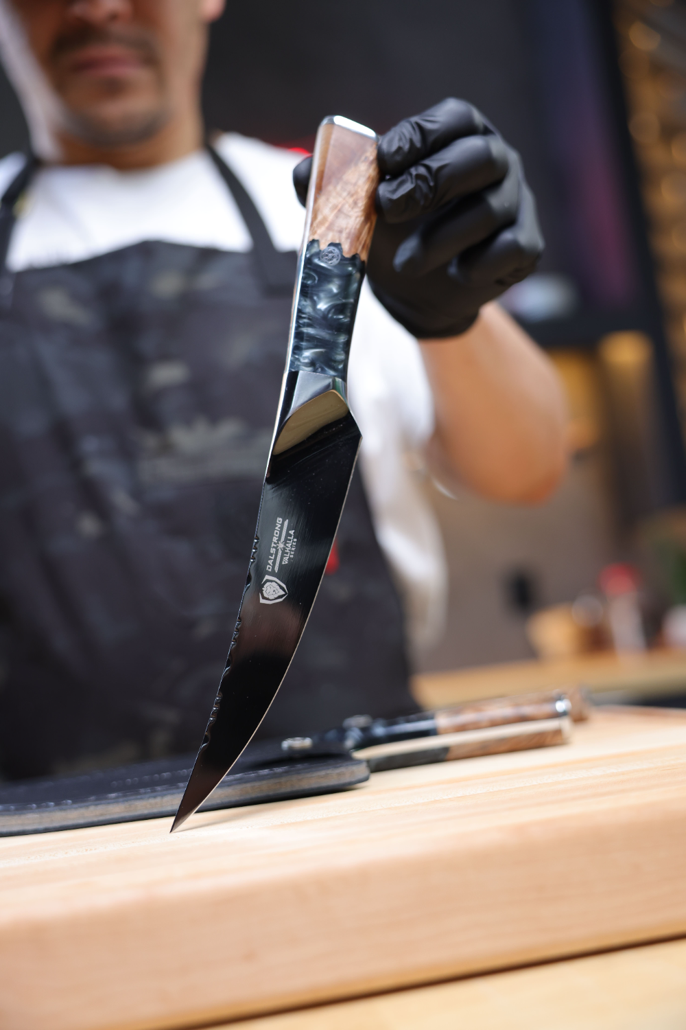 3 Piece Set | Slicing, Fillet & Venator Knife | Valhalla Series | Ravenstone Edition | Dalstrong ©