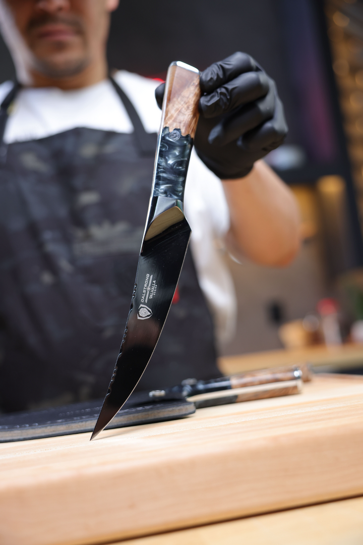 3 Piece Set | Slicing, Fillet & Venator Knife | Valhalla Series | Ravenstone Edition | Dalstrong ©