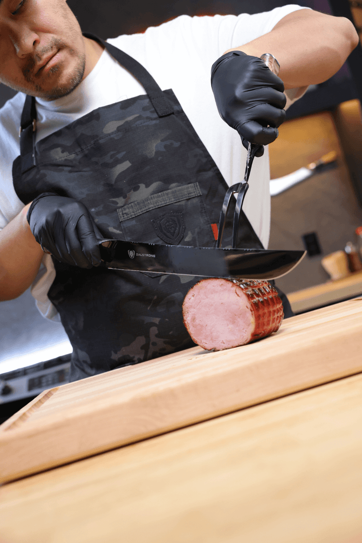 3 Piece Set | Slicing Knife, Fillet Knife & Meat Fork | Valhalla Series | Ravenstone Edition | Dalstrong ©