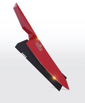 Chef Knife 8" | Shadow Black Series | RED Edition | Dalstrong ©