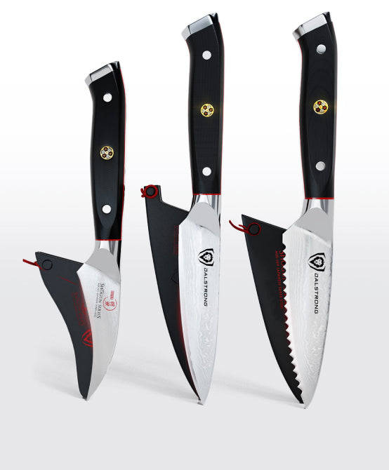 3 Piece Paring Knife Set | Shogun Series | ELITE | Dalstrong ©
