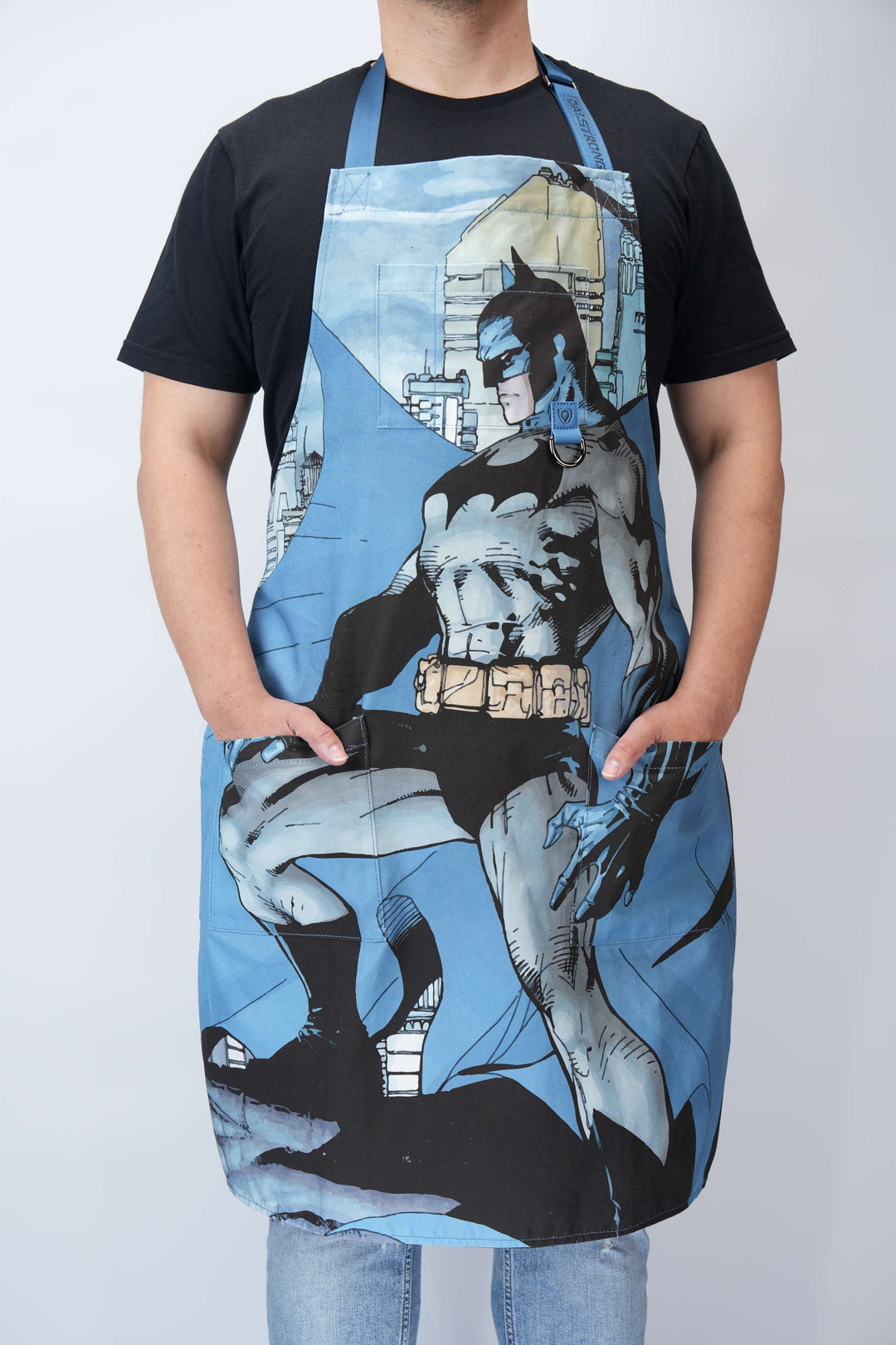 Chef's Apron | Batman™ Edition | Blue Legend | 100% Breathable Cotton | Dalstrong ©