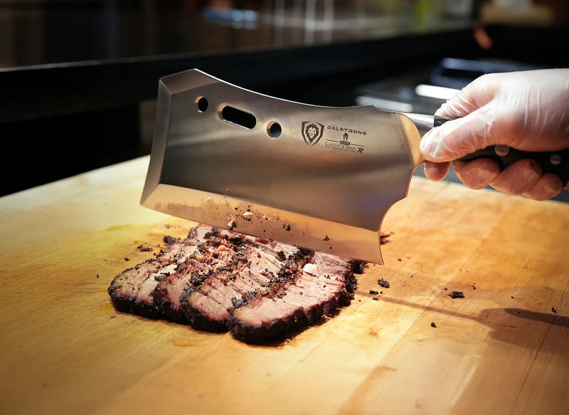 Meat Cleaver 9" with Stand | Obliterator | Gladiator Series | R | NSF Certified | Dalstrong ©