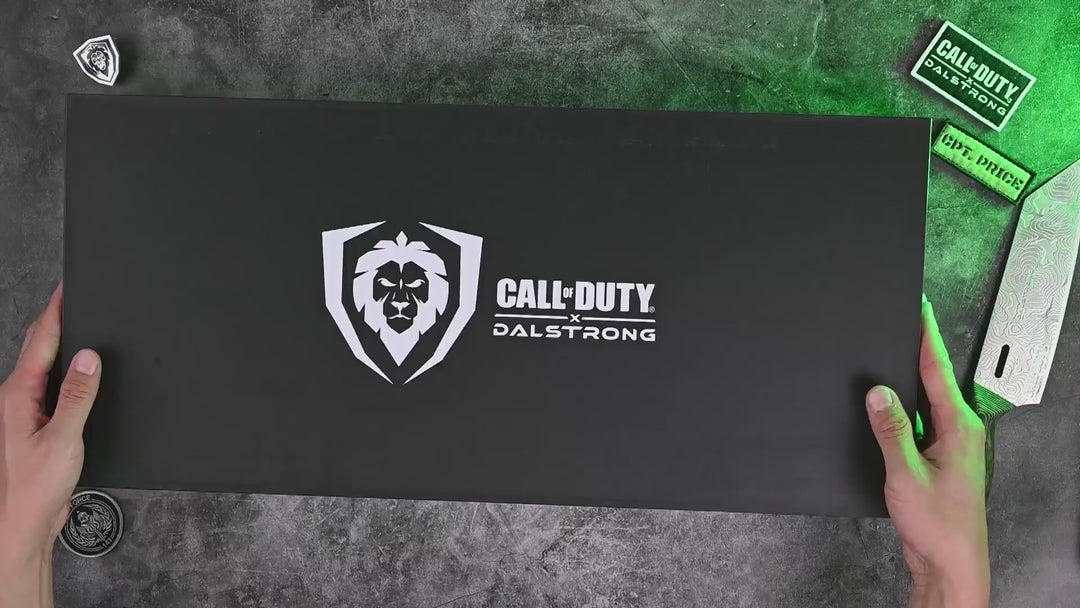 Unboxing the Dalstrong call of duty limited edition chef leather apron.