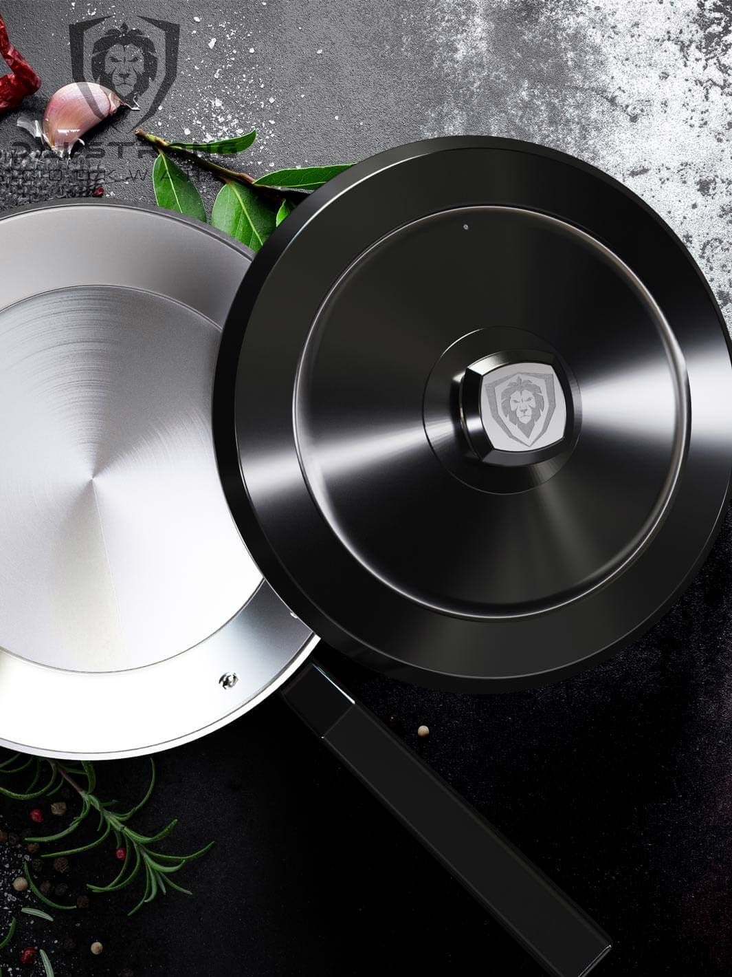 10" Frying Pan & Skillet | Hammered Finish Black | Avalon Series | Dalstrong ©