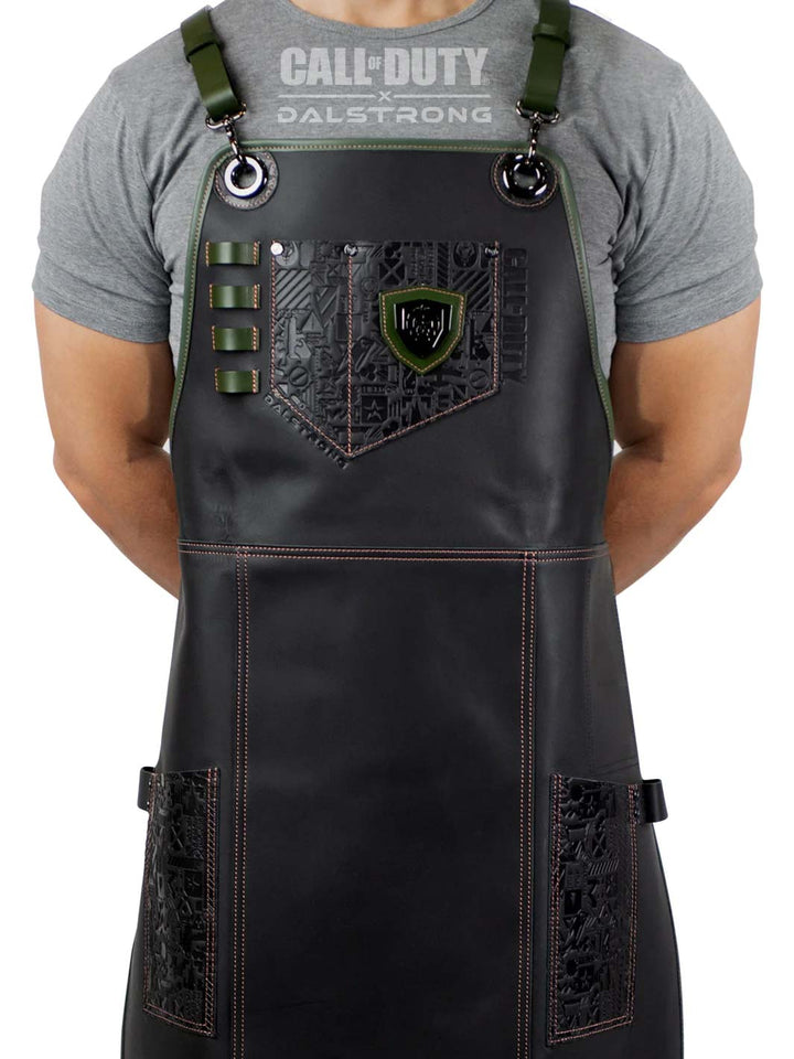 Dalstrong call of duty limited edition chef leather apron.
