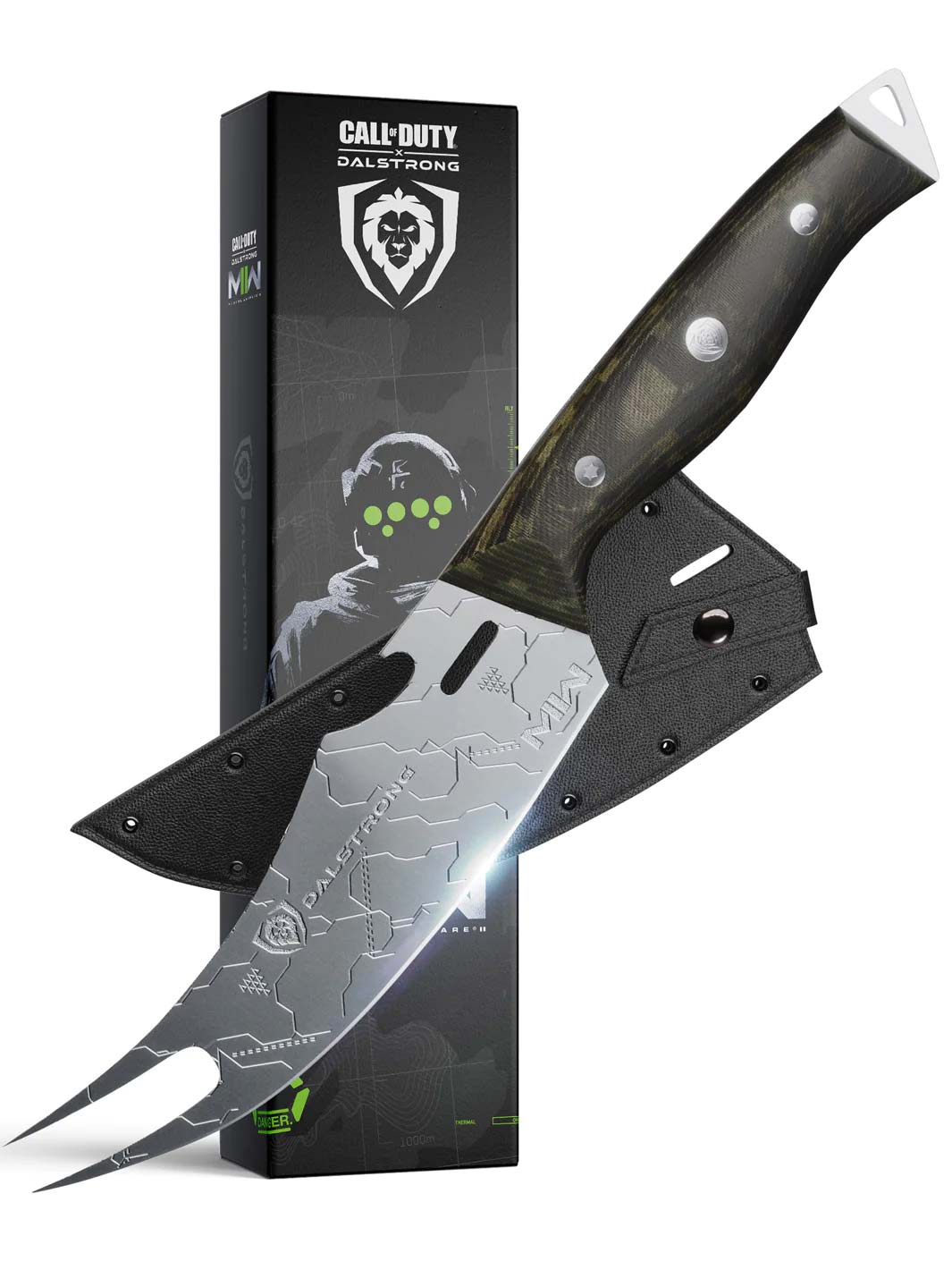 BBQ Pitmaster Knife 6.5" | Call of Duty © Edition | Forked Tip & Bottle Opener | EXCLUSIVE COLLECTOR KNIFE | Dalstrong ©