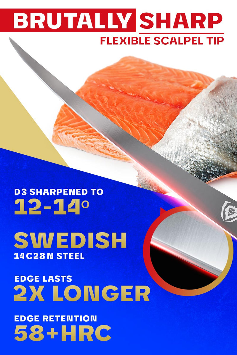 Fillet Knife 7" Flexible Centurion Series Dalstrong