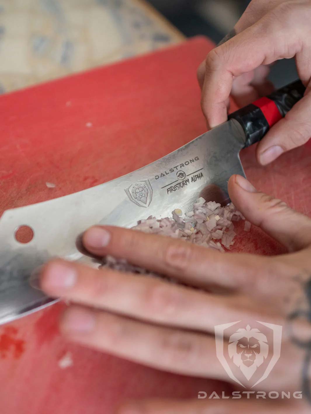 Chef & Cleaver Hybrid Knife 8 | The Crixus | Firestorm Alpha Series | Dalstrong