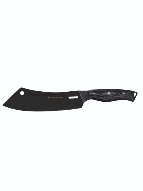 Dalstrong delta wolf series 8 inch crixus cleaver knife in all angles.