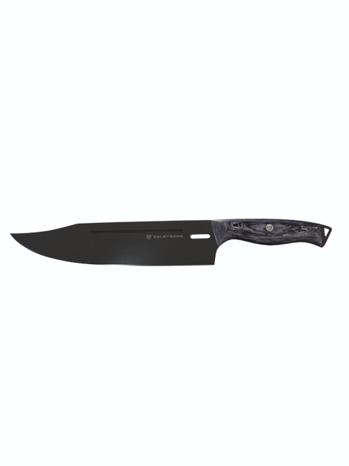 Dalstrong delta wolf series 10 inch chef knife in all angles.