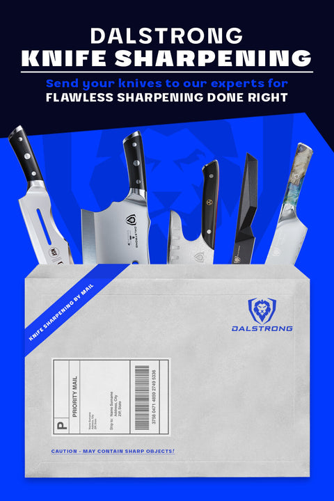 Send your knives to our experts for knife sharpening, in collaboration with Knife Aid