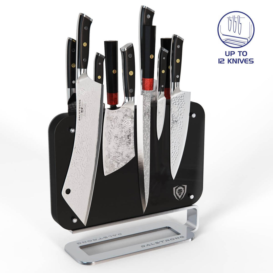 DALSTRONG Knife Block Set - 6-Piece w/Magnetic Knife Stand - Phantom S –