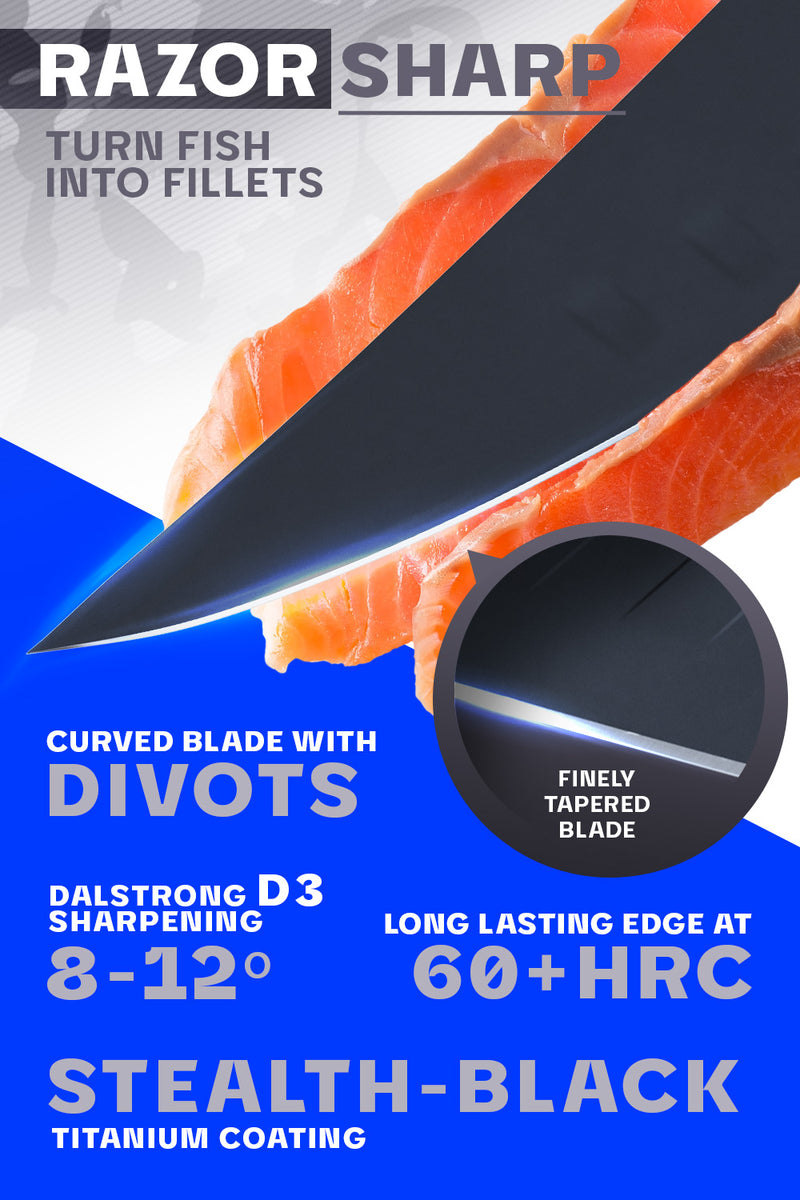 Curved Fillet Knife 6