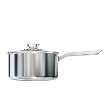 Dalstrong oberon series 3 quart stock pot eterna non-stick in all angles.