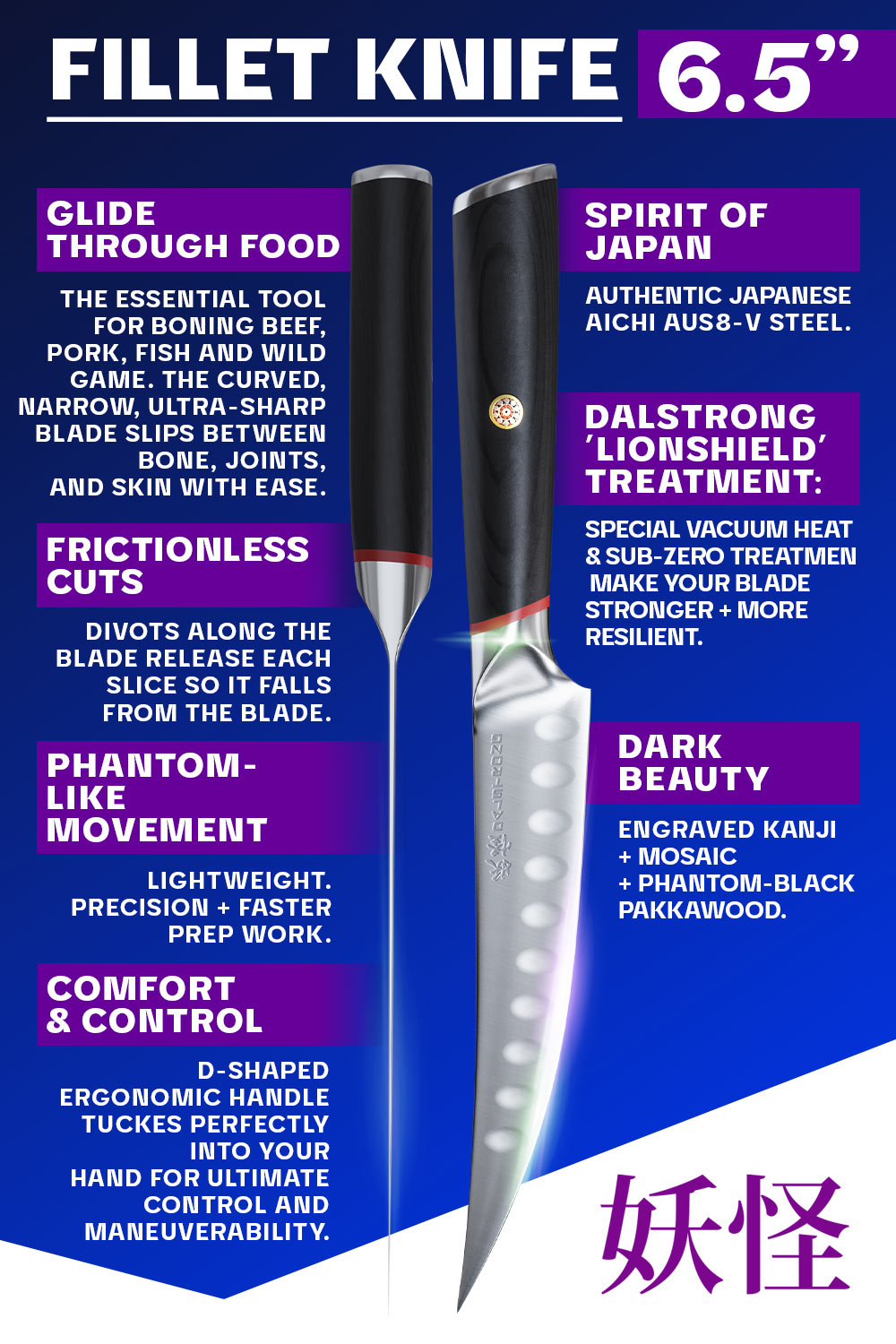 Dalstrong Yanagiba Sushi Knife Phantom Series