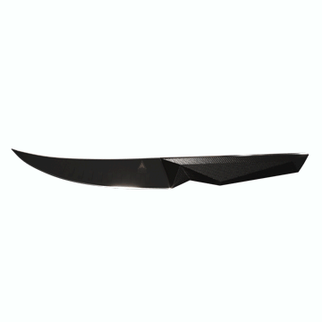 Dalstrong shadow black series 6 inch fillet knife in all angles.