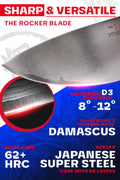 Rocker Knife 7"