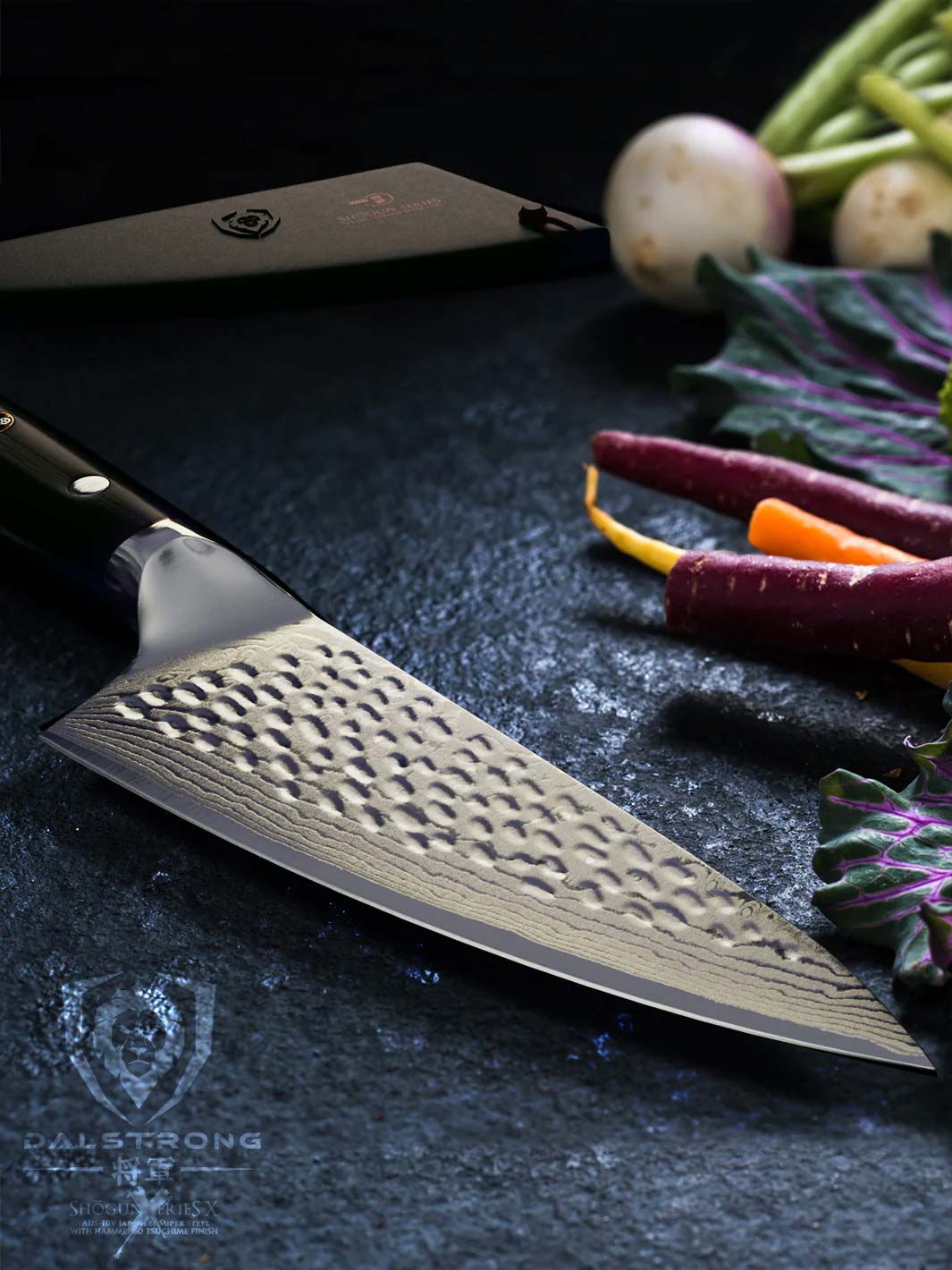 Shogun Series x | 8 inch Chef Knife | Blue Handle | Dalstrong