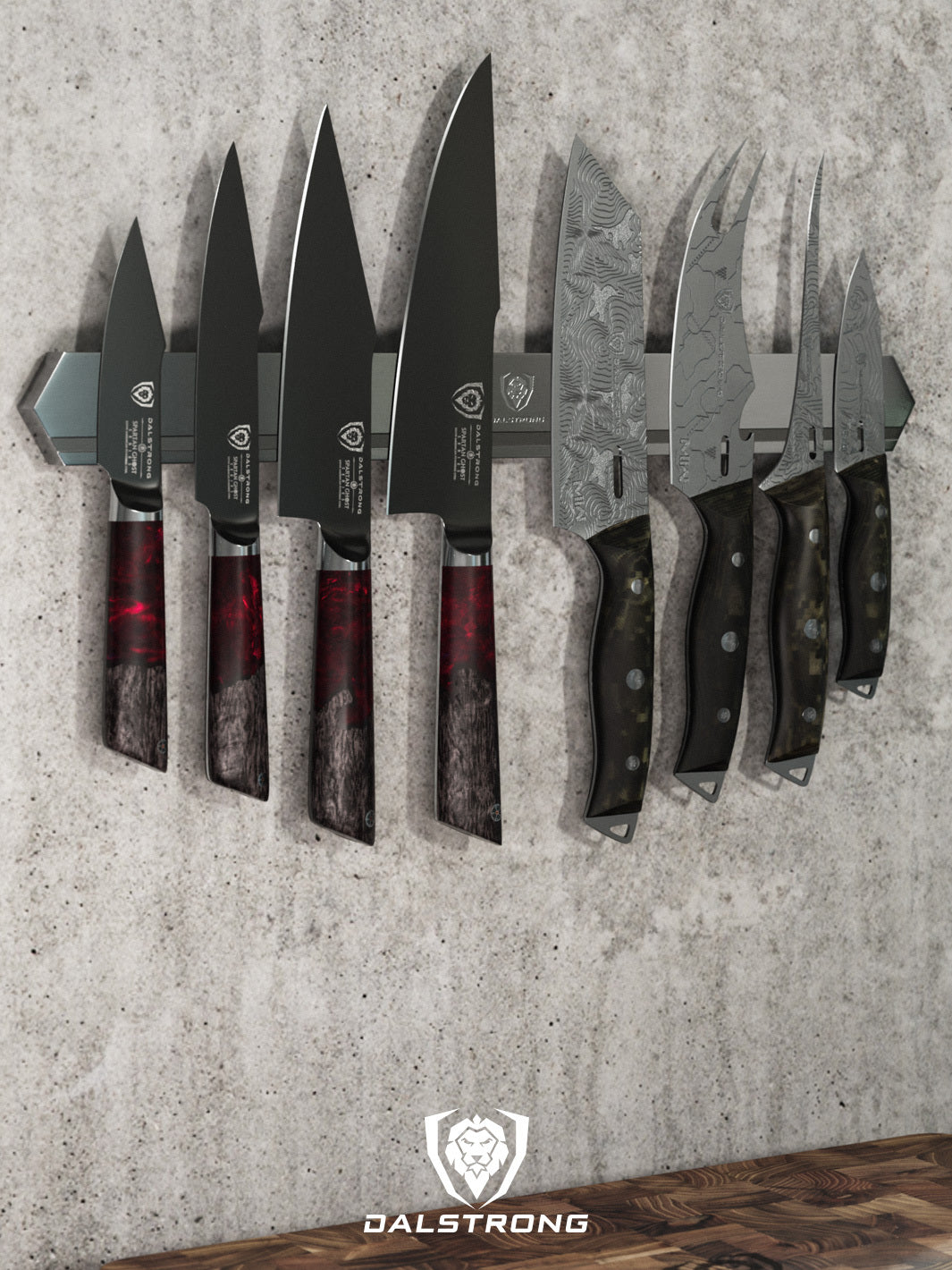 Knife Rack - Wall Mounted Knife Holder - Studio Drijfveer