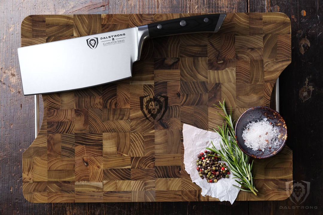 DALSTRONG Corner Counter Cutting Board - Tight-Grain Teak Wood - Counter  Space Saving Design - Extra Large (24 x 18 x 2.2)