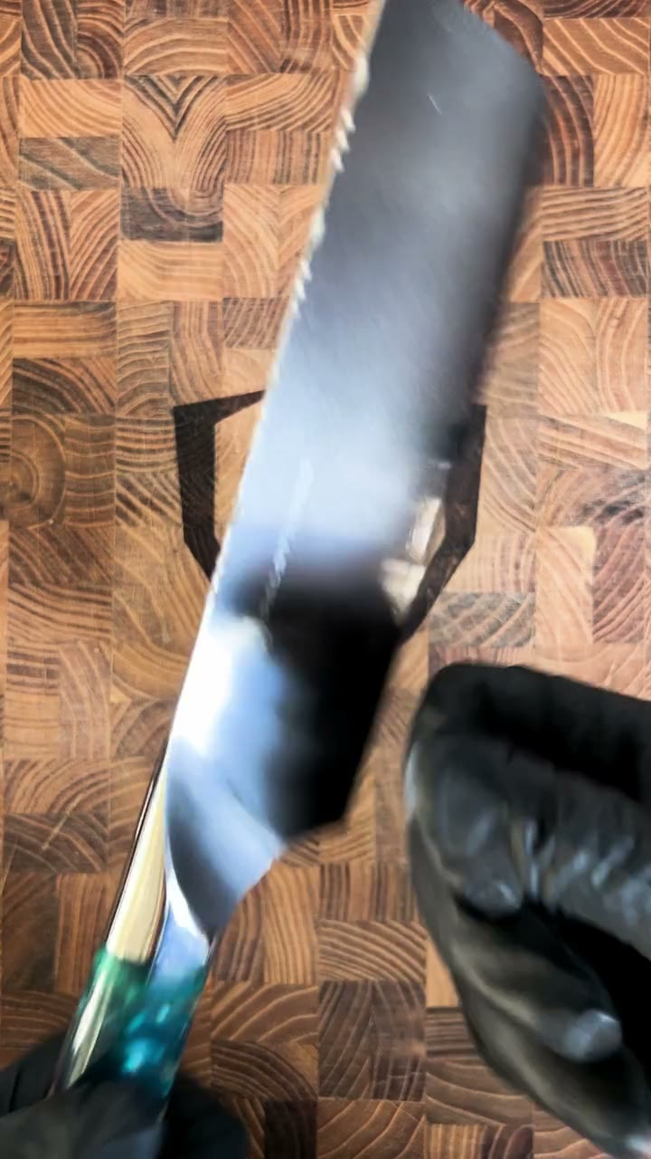 Original Dalstrong unboxing of the 7-inch Valhalla Nakiri with its leather sheath